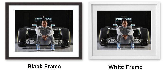 Lewis Hamilton Framed Print